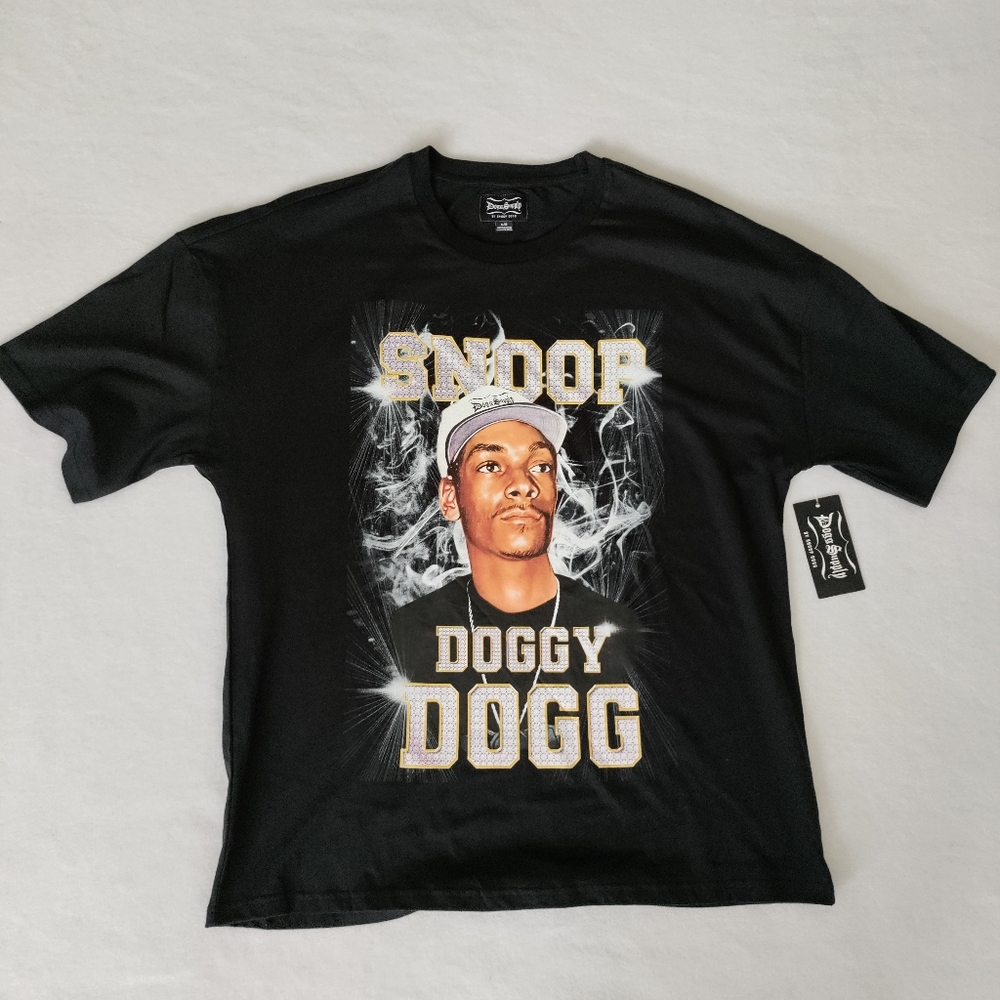 Snoop Doggy Dogg Black T-Shirt Large New with Tags